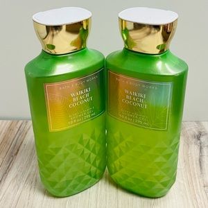 BATH & BODYWORKS-BRAND NEW: 2 Pack Waikiki Beach Coconut Shower Gel